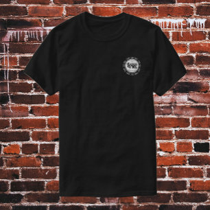 Custom Black Business Logo Medewerker Uniform Swag T-shirt