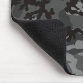 Custom Black Camo Mousepad Muismat (Hoek)