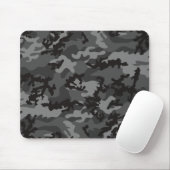 Custom Black Camo Mousepad Muismat (Met muis)