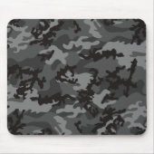 Custom Black Camo Mousepad Muismat (Voorkant)