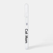 Custom Black Cat iPhone Case – Naam toevoegen iPhone 16 Hoesje (Linkerkant)