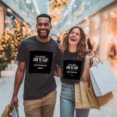 Custom Black Friday Add to Cart Unisex T-shirt