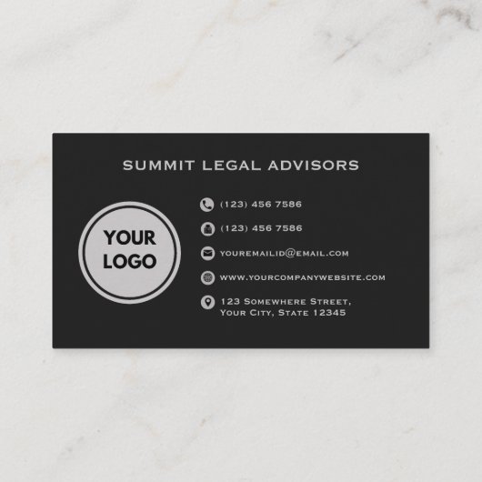 Custom Black Grey De Amerikaanse vlag wet Kantoor Visitekaartje (Achterkant)