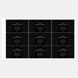 Custom Black Monster Spray Labels