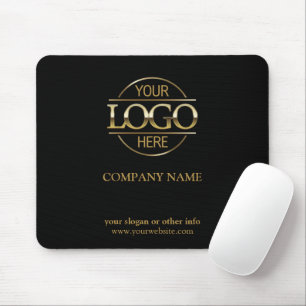 Custom Black Promotional Company Zakelijke Logo Muismat