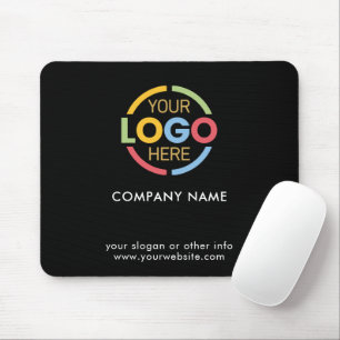 Custom Black Promotional Company Zakelijke Logo Muismat