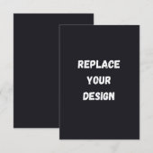 Custom black simple Design Add Photo or Text (Voorkant / Achterkant)
