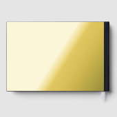 Custom black simple Design Add Photo or Text Gastenboek (Achterkant)