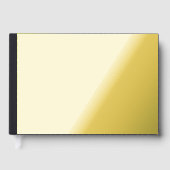 Custom black simple Design Add Photo or Text Gastenboek (Voorkant)