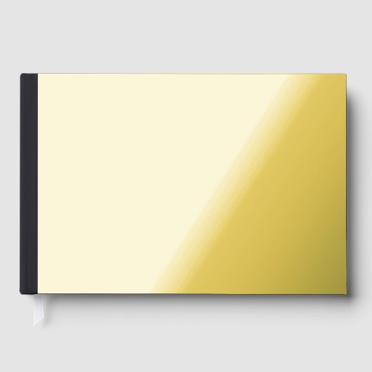 Custom black simple Design Add Photo or Text Gastenboek (Voorkant)