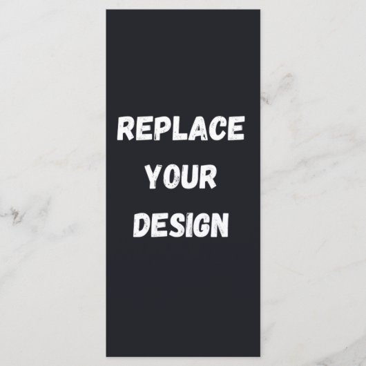 Custom black simple Design Add Photo or Text Menu (Voorkant)