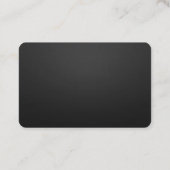 Custom Black Taxi Service Visitekaartje (Achterkant)
