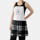 Custom BlackPlaid Keuken Whisk & Stand Mixer Schort (Insitu)
