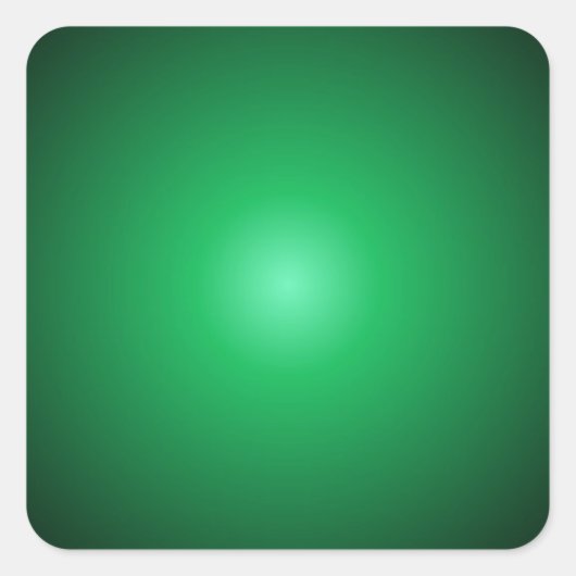 Custom Blank Trendy Elegant Sjabloon Groene Kleur Vierkante Sticker (Voorkant)