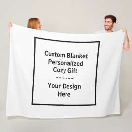 Custom Blanket – Personalized Cozy Gift Fleece Deken