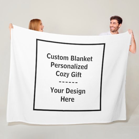 Custom Blanket – Personalized Cozy Gift Fleece Deken (In situ)