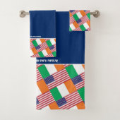 Custom Blauw IERS AMERIKAANS Bad Handdoek (Insitu)