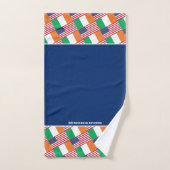 Custom Blauw IERS AMERIKAANS Bad Handdoek (Handdoek)