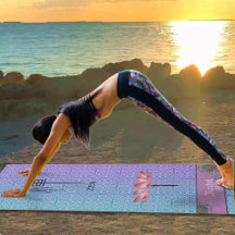 Custom Blauw Paarse Mandala Patroon Lotus Zen Kanj