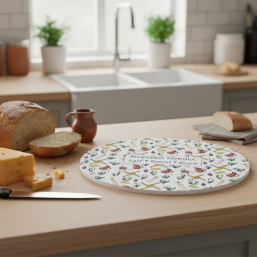 Custom Blessed Imbolc Light Renewal Brigid  Snijplank