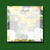 Custom Bloemen Pansy Patroon Stickie Post-it® Notes