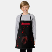 Custom Bloody Schort Pyscho Halloween Costime (Gedragen)