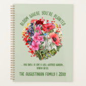 Custom BLOOM WAAR GEPLANT Christelijke Geboortemaa Planner (Voorkant)