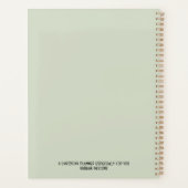 Custom BLOOM WAAR GEPLANT Christelijke Geboortemaa Planner (Achterkant)