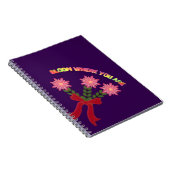 Custom Bloom Where You Are Spring Floral Gift Notitieboek (Rechterzijde)