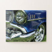 Custom Blue 1957 Chevy Car Legpuzzel (Horizontaal)