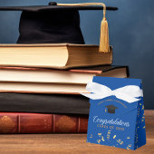 Custom Blue 2025 Afstuderen Gold Streamers Party Bedankdoosjes