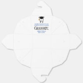 Custom Blue Dental School Graduation Party Bedankdoosjes (Ongevouwen)