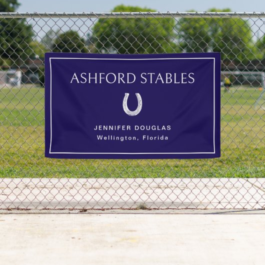 Custom Blue Equestrian Stall Horse Show  Spandoek (Insitu)