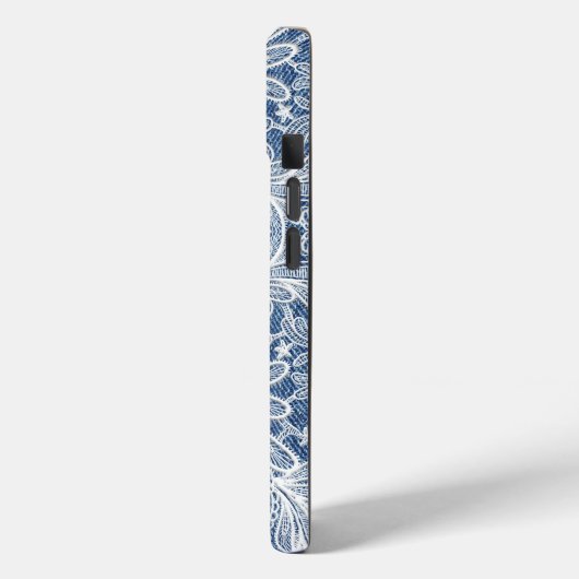Custom Blue Jean Denim iPhone / iPad hoesje (Achterkant / Links)