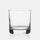 Custom Blue Law School Afstudeerfeest Whisky Glas (Links)