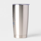 Custom Blue Medical School Afstuderen Geïsoleerde Drinkbeker (Links)