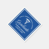 Custom Blue Medische School Afstudeerfeest Servet (Hoek)