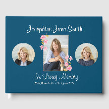 Custom Blue Memorial begrafenis foto gedenkteken