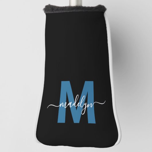 Custom Blue Monogram Golfheadcover (Draai 90)