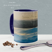 Custom Blue Ridge Mountains Virginia Mug Mok