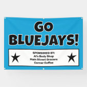 Custom Blue Team Sponsors Banner (Horizontaal)