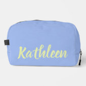 Custom Blue Wave Bridesmaids Travel Pouch Gift Toilettasje (Voorkant)