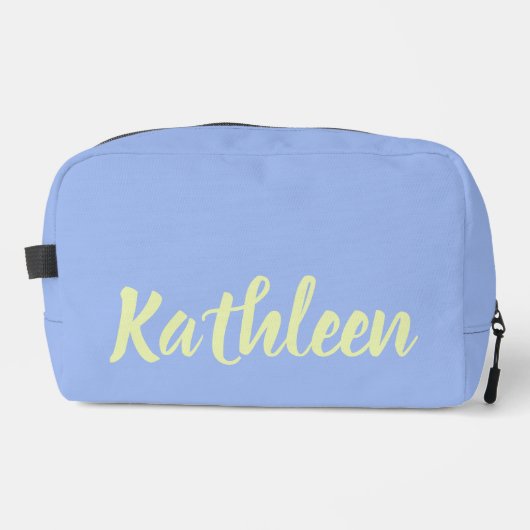 Custom Blue Wave Bridesmaids Travel Pouch Gift Toilettasje (Voorkant)