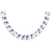 Custom Blueberry 1st Birthday 12 Photo Vlaggetjes (Alle)