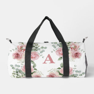 Custom Blush Pink Rose Travellers Monogram Plunjezak