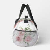 Custom Blush Pink Rose Travellers Monogram Plunjezak (Rechts)