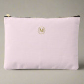 Custom Blush Roze Goud Initiaal l Eenvoudig Minima Etui