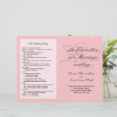 Custom_Blush Weddenprogramma (Staand voorkant)