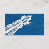 Custom Boat Ocean Zee Lake Water Visitekaartje (Achterkant)