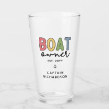 Custom Boat Owner set New Boat Owner Gifts